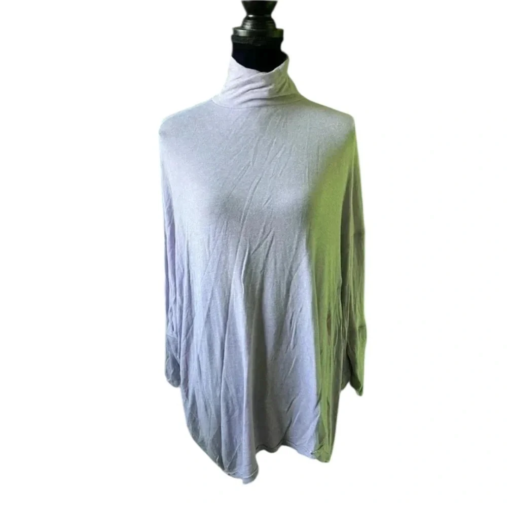 Free People We The Free Womens Light Purple Terry Tee Tunic Small